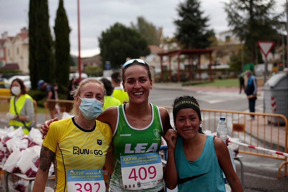 Santa Marta volvió a acoger la salida y llegada de la Media Maratón de la Diputación de Salamanca tras no realizarse el año pasado