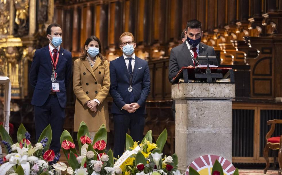 Acto de clausura del encuentro de jóvenes cofrades. 