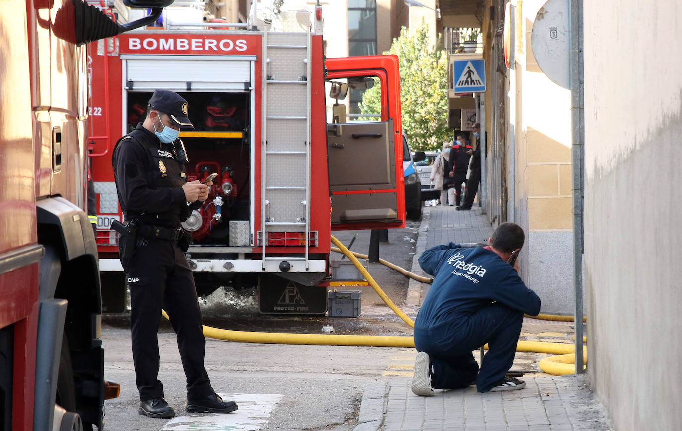 Fuga de gas en la calle Agapito Marazuela. 