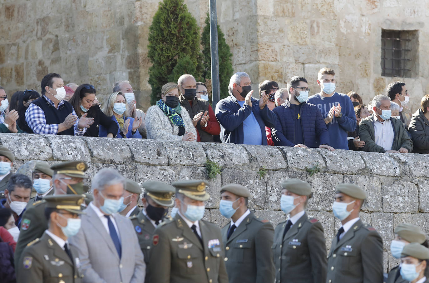 Fotos: Profundo dolor en el funeral militar por Andrés Martín