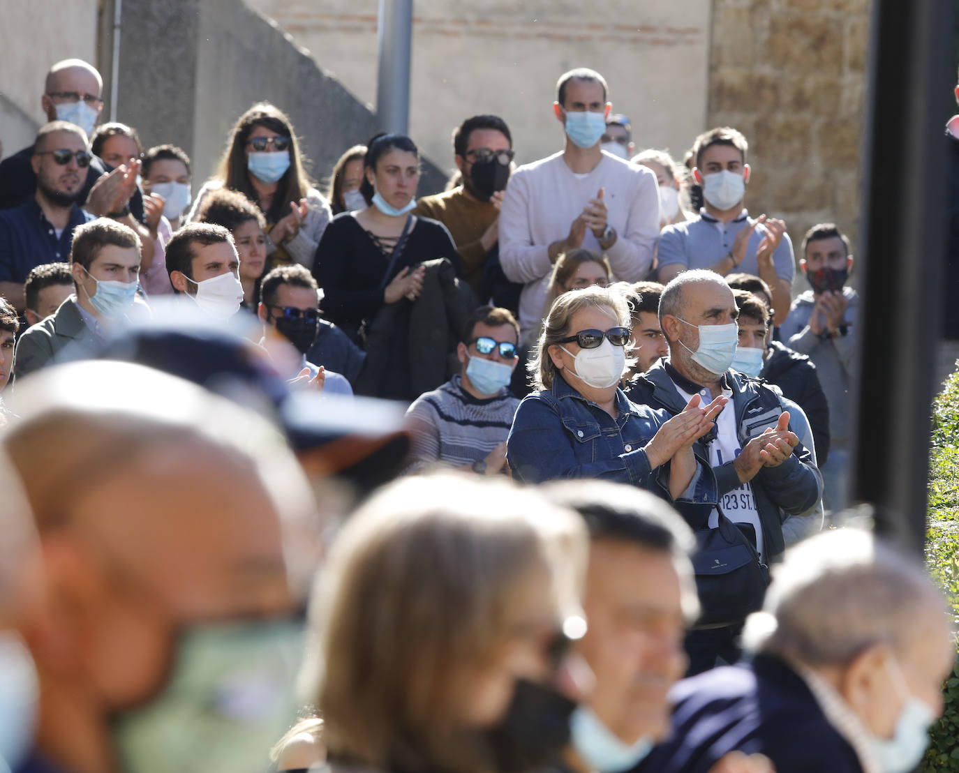 Fotos: Profundo dolor en el funeral militar por Andrés Martín