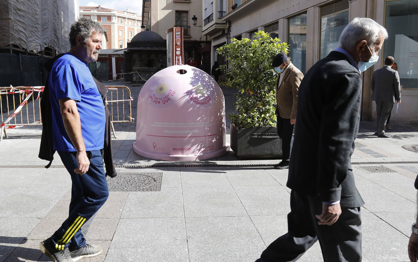 Fotos: Palencia recicla vidrio contra el cáncer de mama