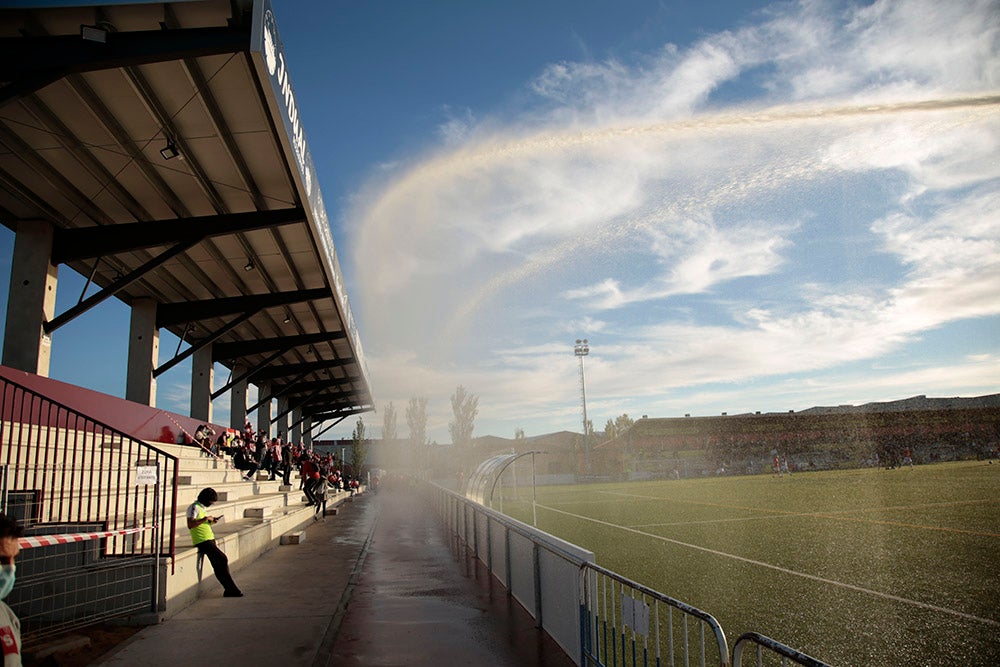 Histórica "Fiesta del Fútbol Popular" entre Unionistas y SD Logroñés en un Reina Sofía de récord 