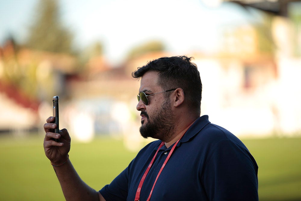 Trepidante oda al balón en la fiesta del fútbol popular entre Unionistas y la SD Logroñés (3-3)