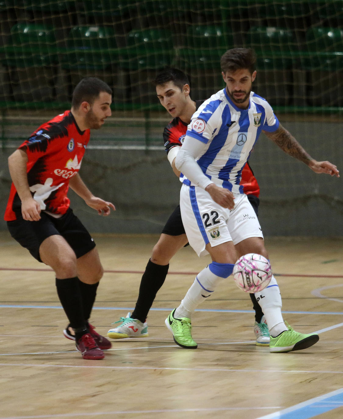 Encuentro de la Copa del Rey entre Segosala y Leganés 