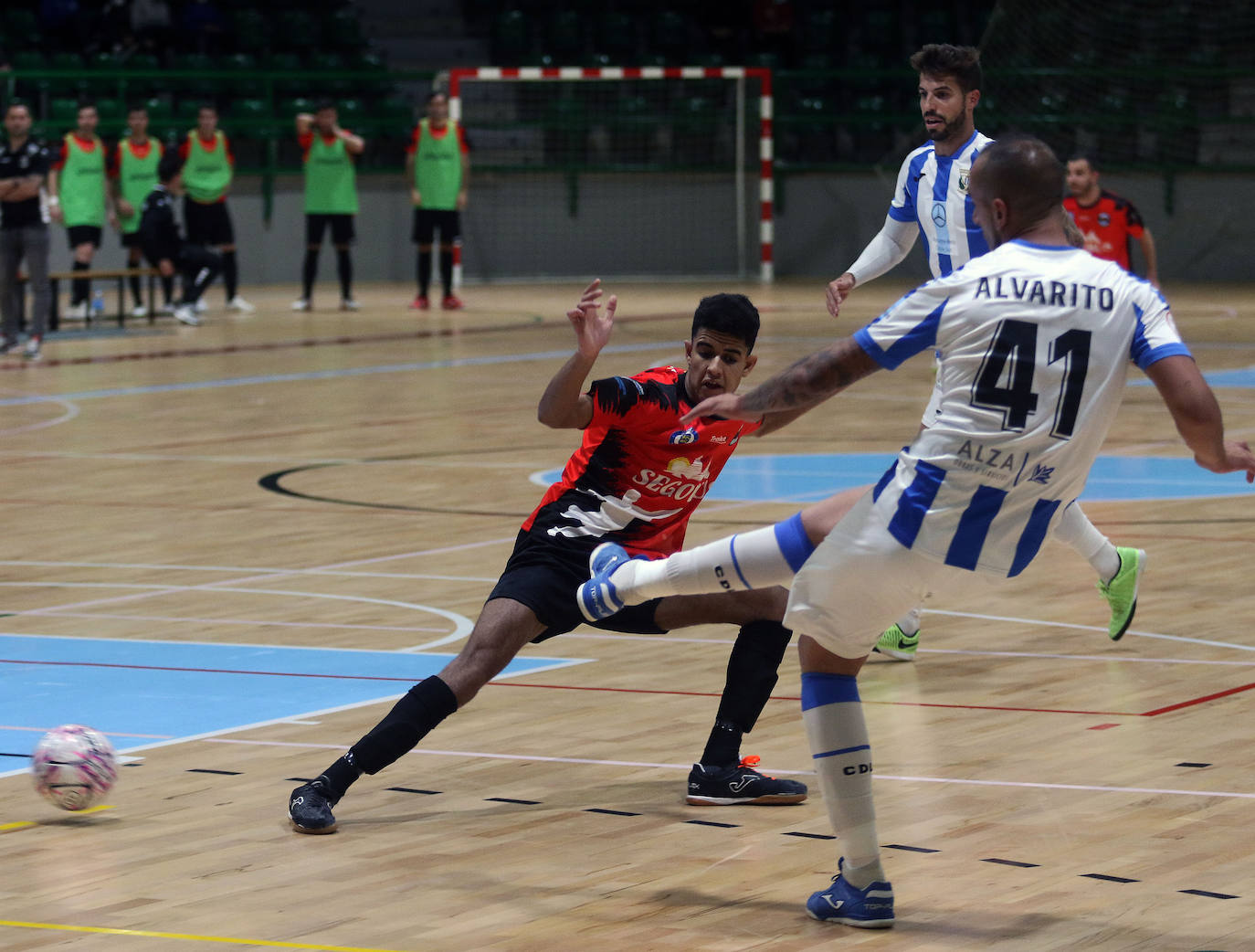 Encuentro de la Copa del Rey entre Segosala y Leganés 