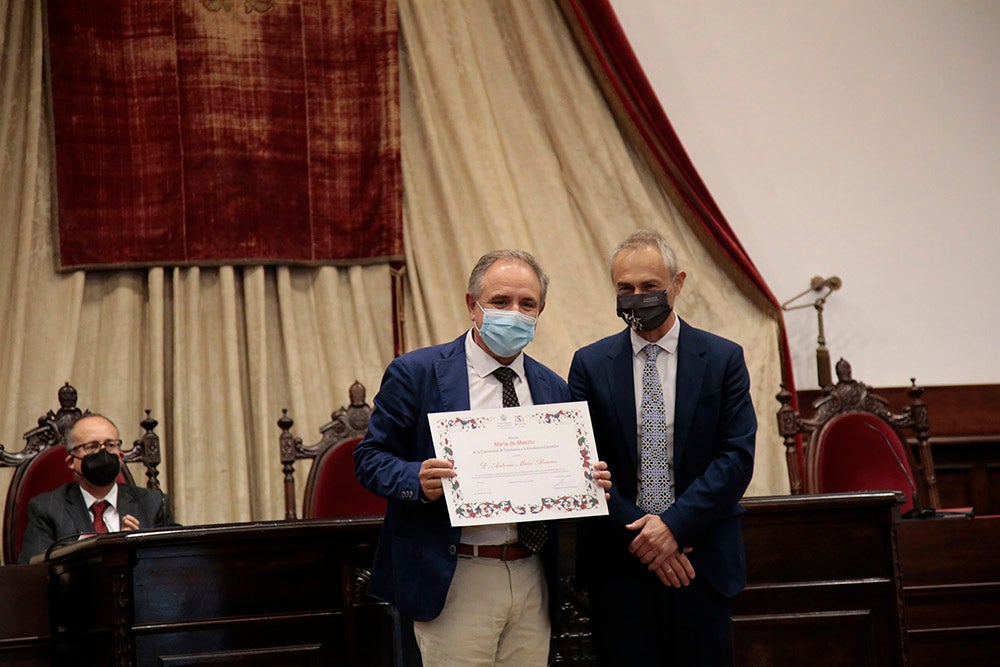La Universidad de Salamanca entrega los Premios María de Maeztu a la excelencia científica de los años 2020 y 2021