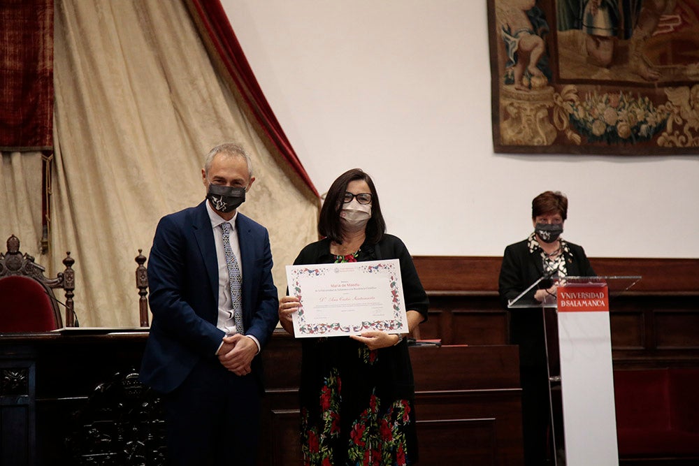 La Universidad de Salamanca entrega los Premios María de Maeztu a la excelencia científica de los años 2020 y 2021