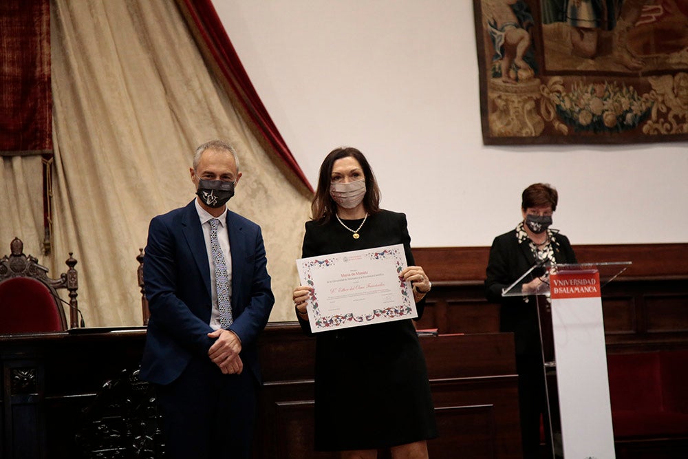 La Universidad de Salamanca entrega los Premios María de Maeztu a la excelencia científica de los años 2020 y 2021