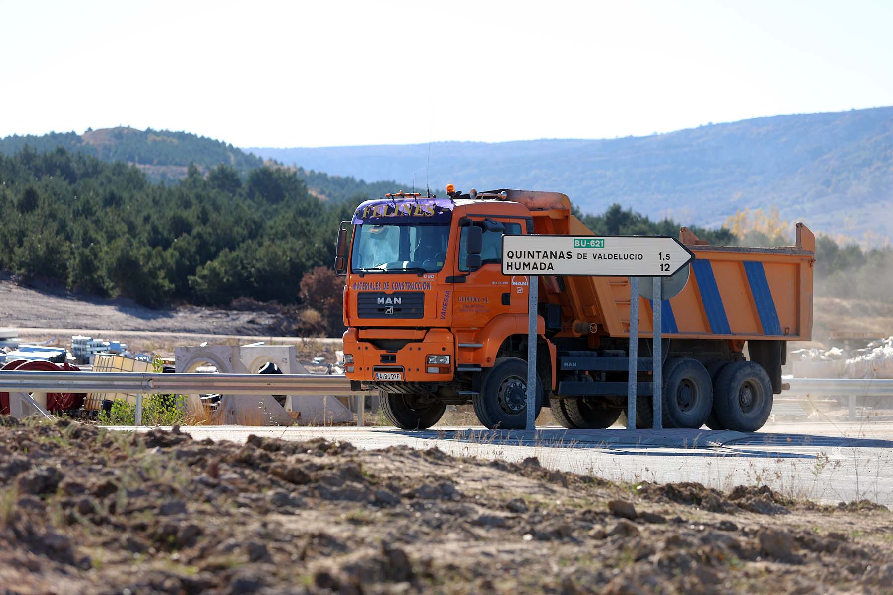 Fotos: La apertura del nuevo tramo de la A-73, inminente