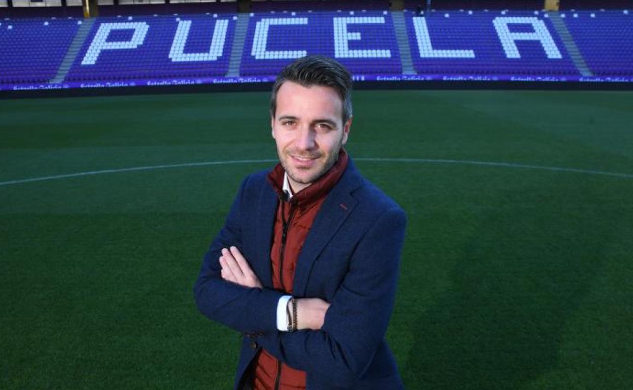 Fran Sánchez, ayer martes en el estadio José Zorrilla.