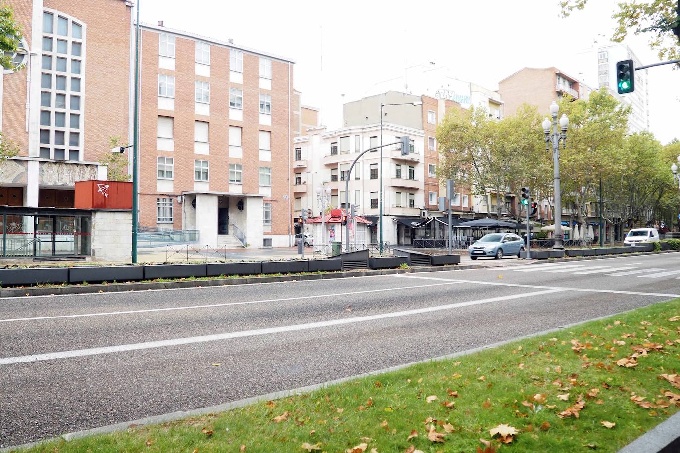 Detalles de una de las principales arterias de la ciudad 