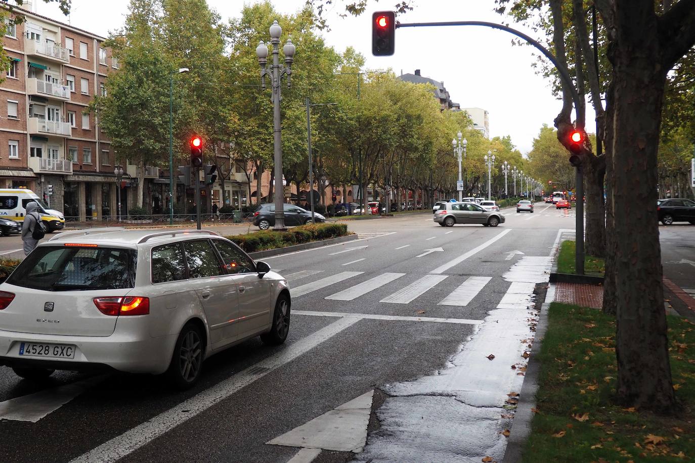 Detalles de una de las principales arterias de la ciudad 