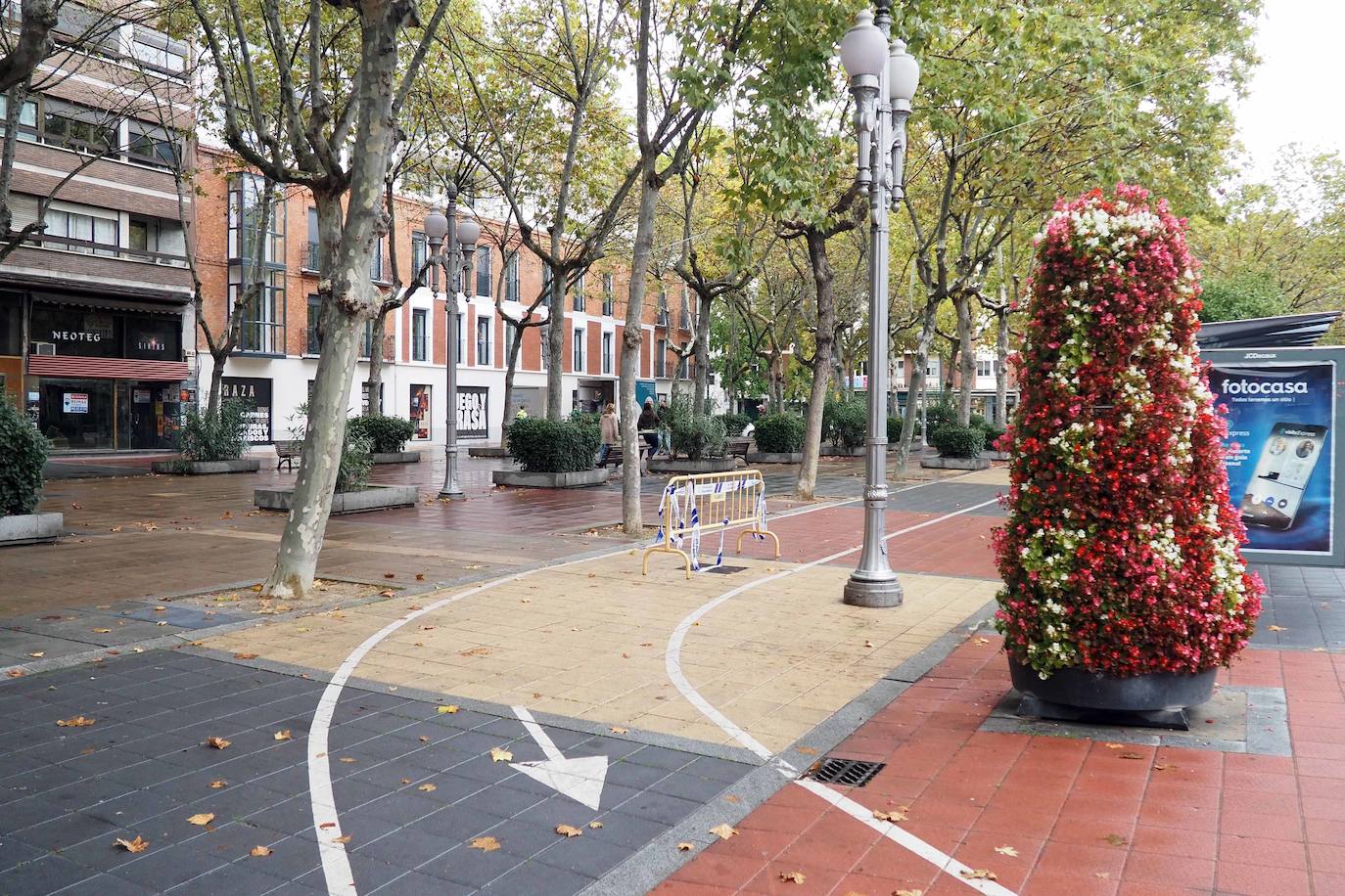 Detalles de una de las principales arterias de la ciudad 