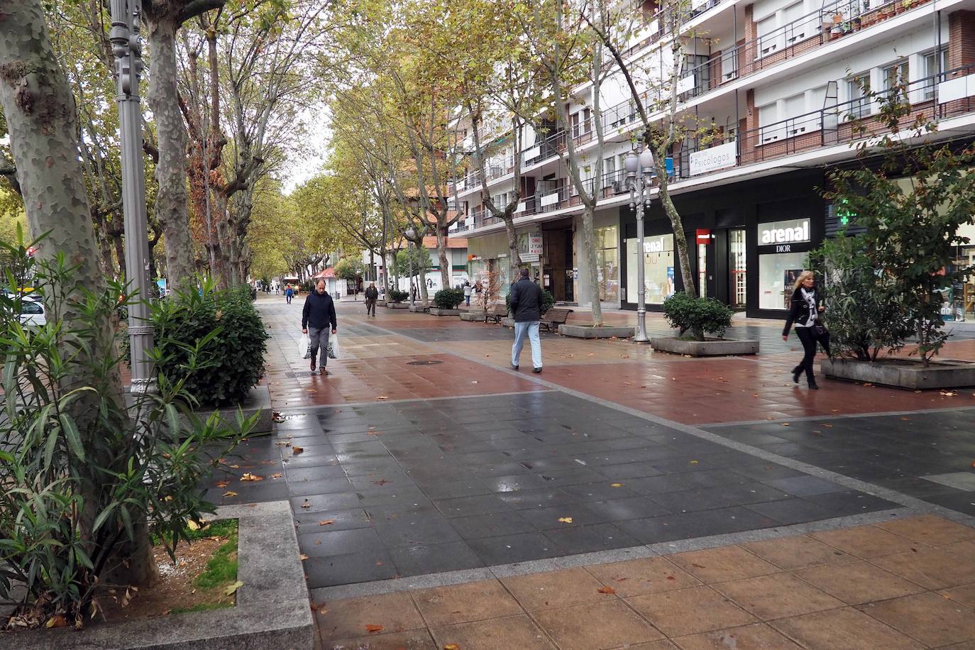 Detalles de una de las principales arterias de la ciudad 