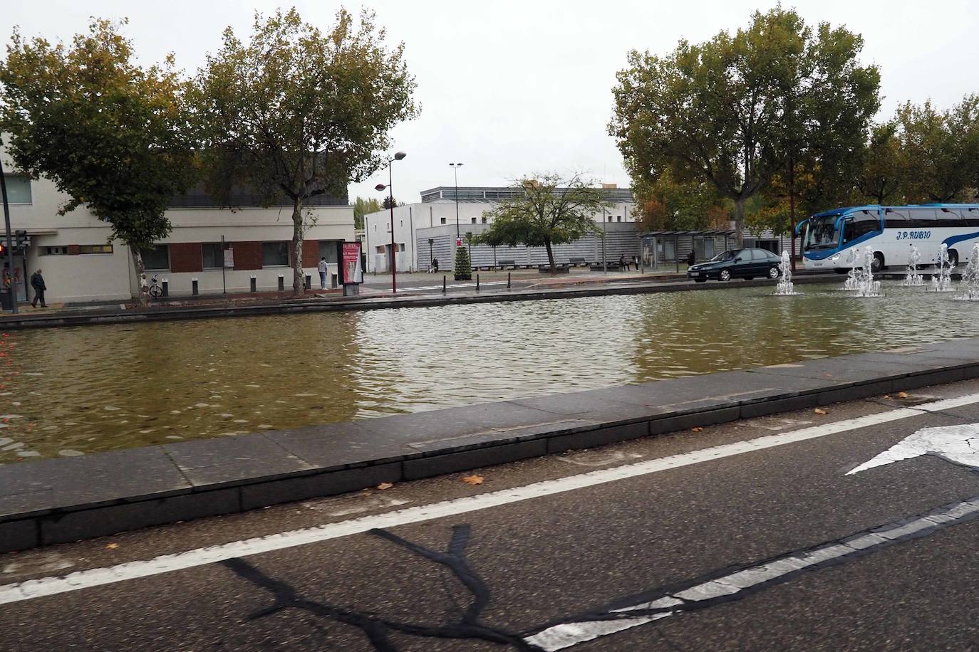 Detalles de una de las principales arterias de la ciudad 