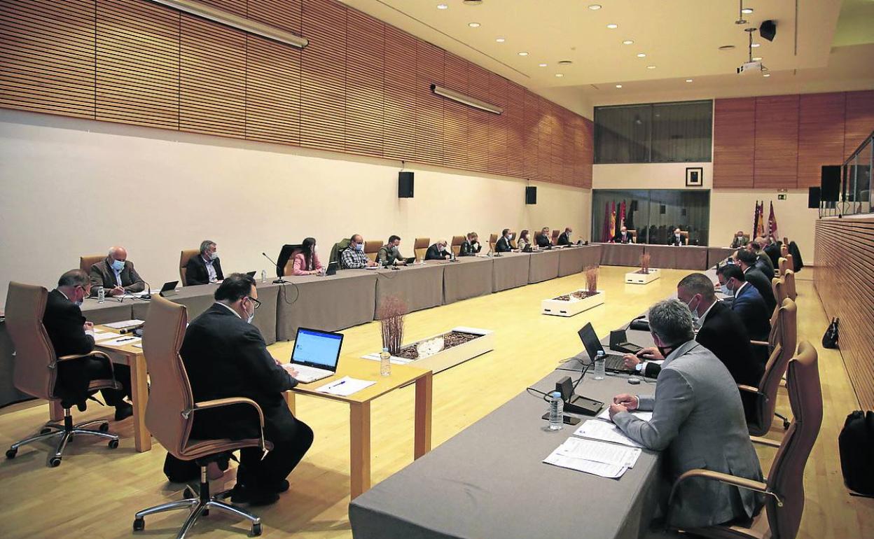 Celebración del pleno ordinario del pasado mes de septiembre.