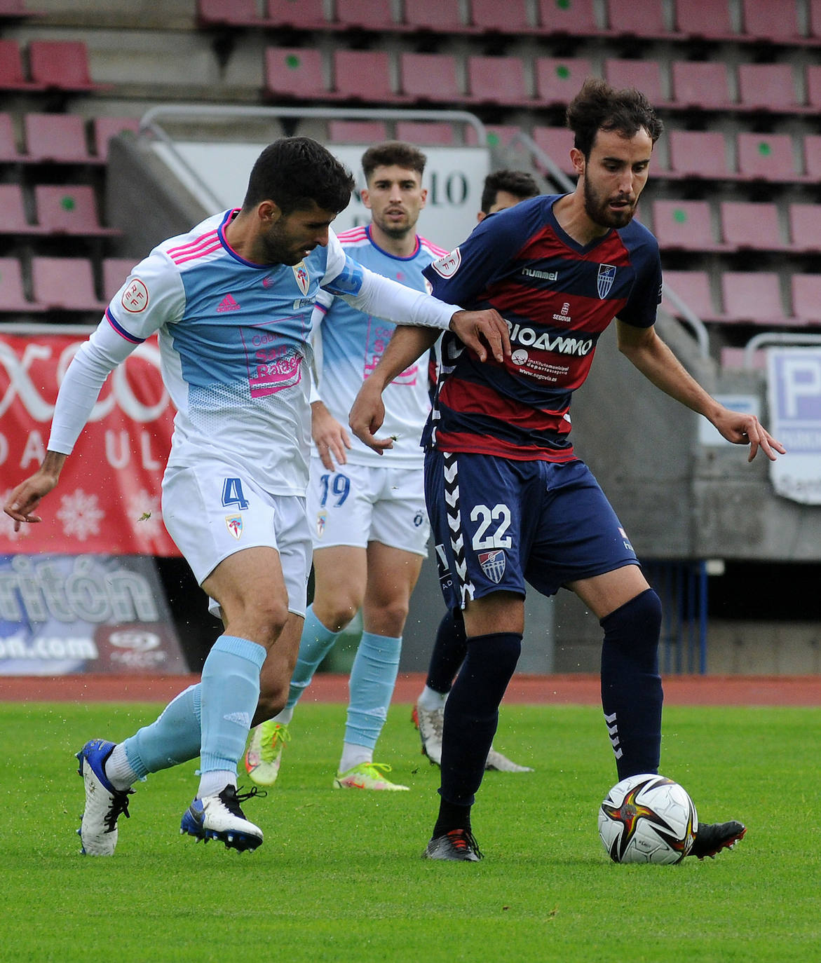 Partido entre el Compostela y la Gimnástica Segoviana 