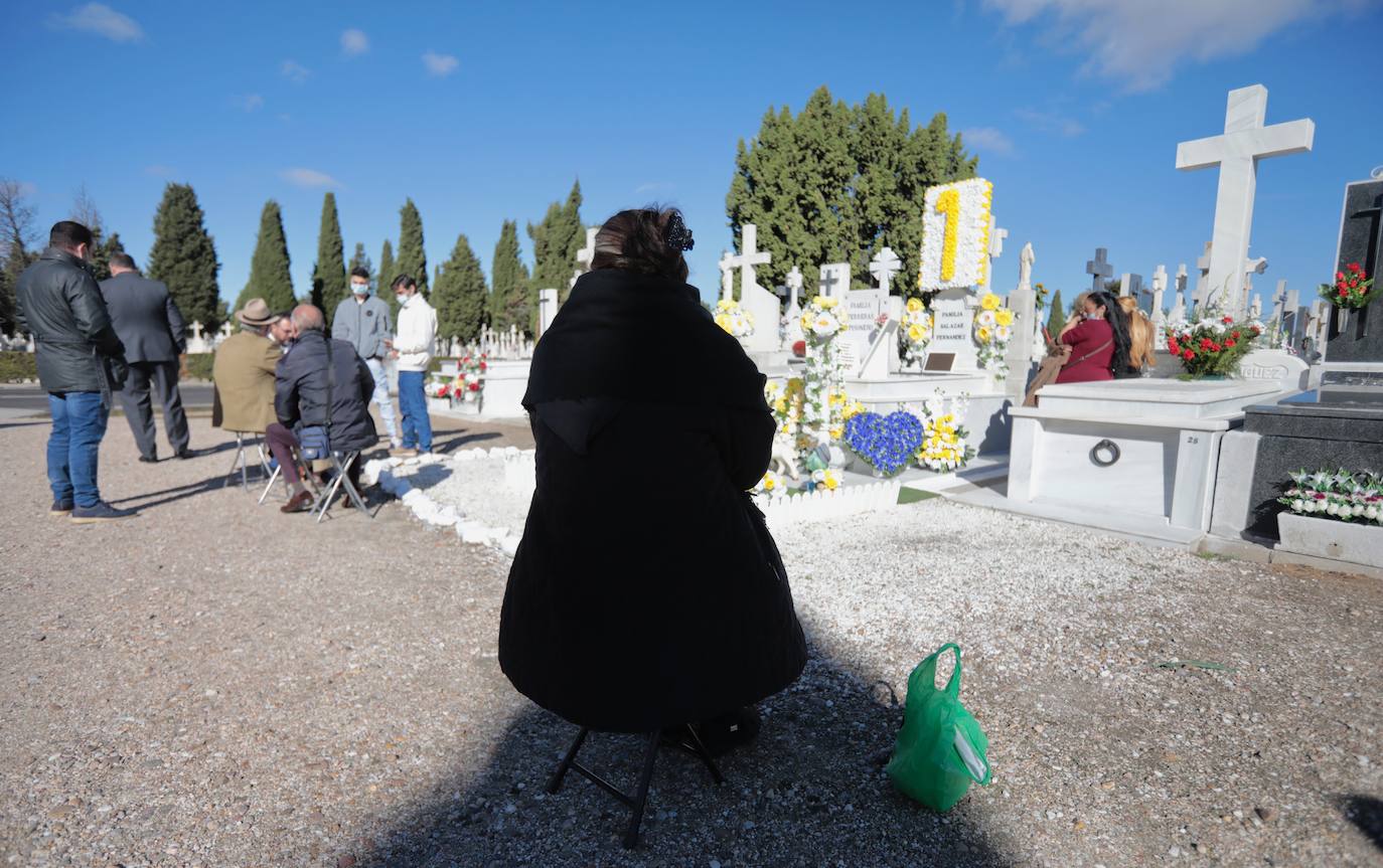 Día de Todos los Santos en el Cementerio del Carmen de Valladolid.