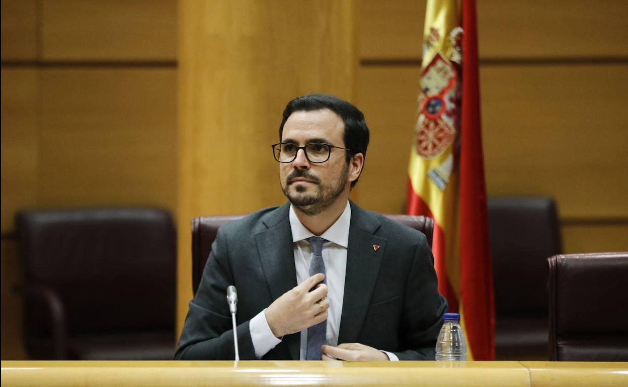 El ministro de Consumo, Alberto Garzón.