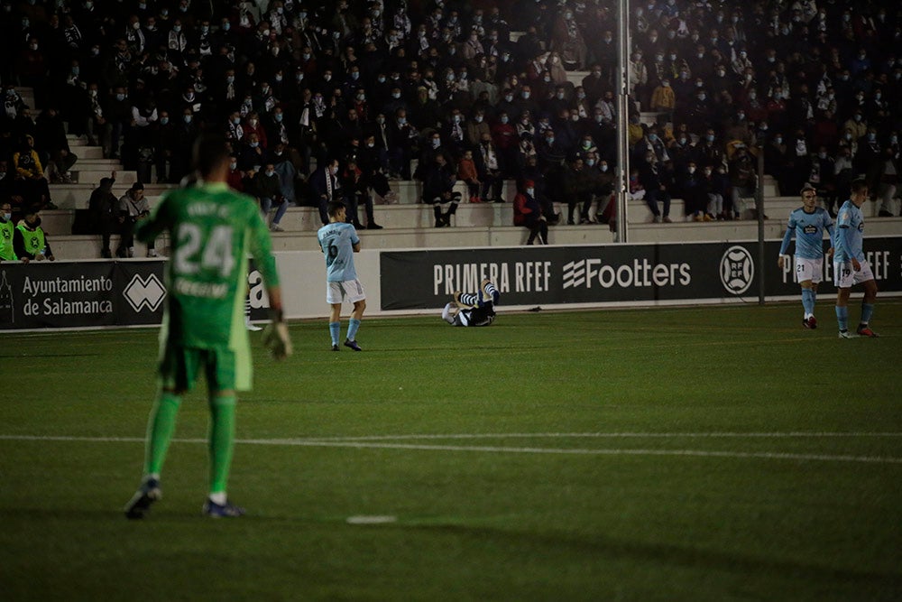 Unionistas y Celta B se reparten los puntos en un partido de plomos fundidos (1-1)