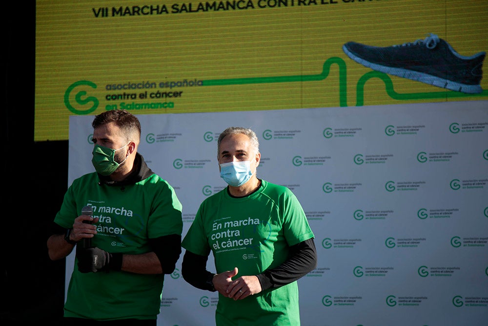 Miles de personas partieron desde el parque Elio Antonio de Nebrija en el regreso de la Marcha Salamanca Contra el Cáncer