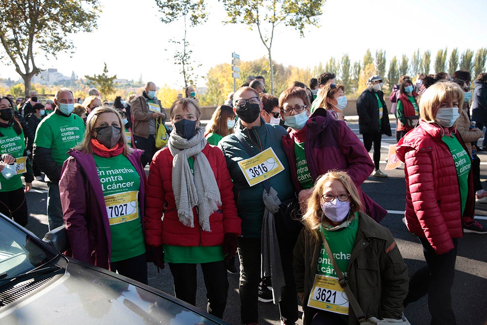 Miles de personas partieron desde el parque Elio Antonio de Nebrija en el regreso de la Marcha Salamanca Contra el Cáncer