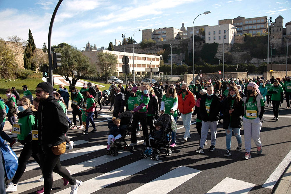 Miles de personas partieron desde el parque Elio Antonio de Nebrija en el regreso de la Marcha Salamanca Contra el Cáncer