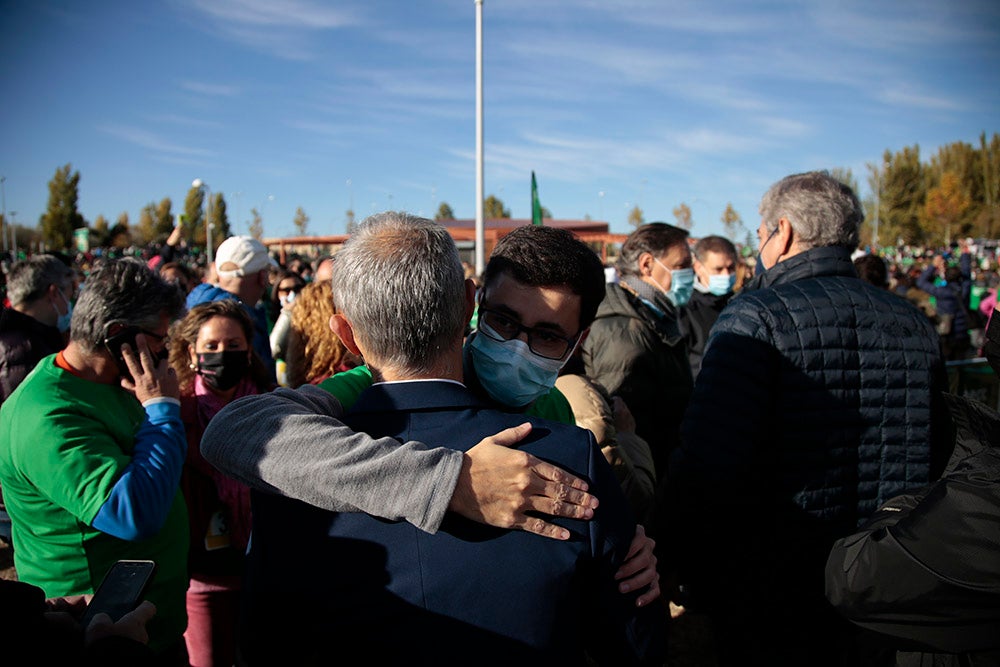 Miles de personas partieron desde el parque Elio Antonio de Nebrija en el regreso de la Marcha Salamanca Contra el Cáncer