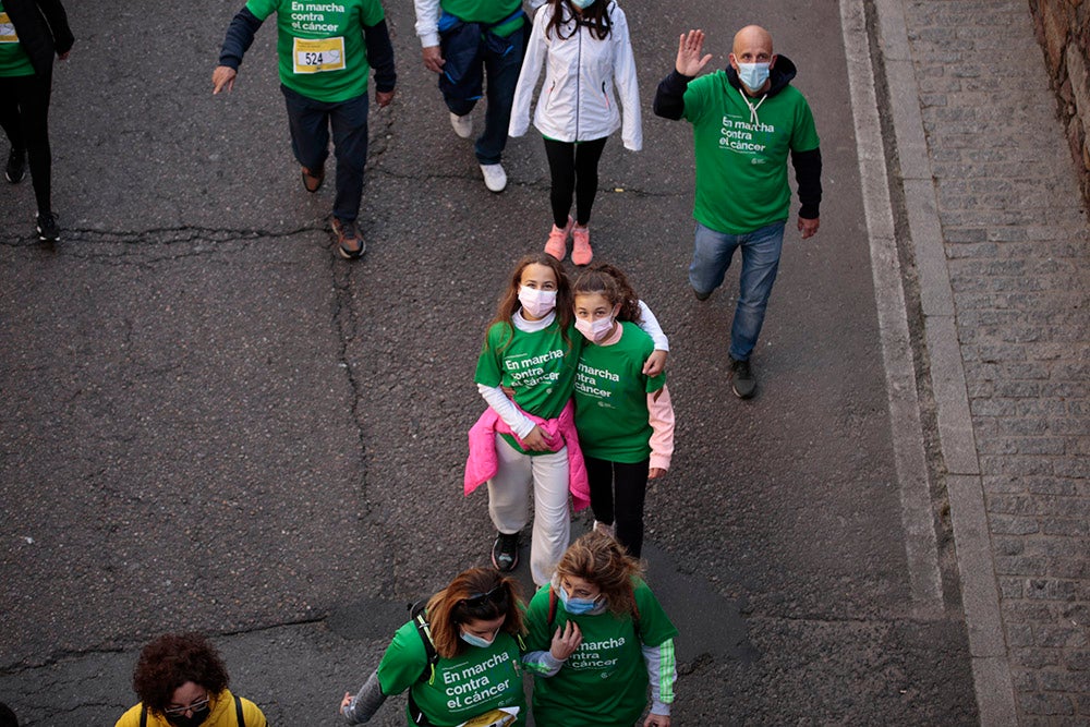 Miles de personas partieron desde el parque Elio Antonio de Nebrija en el regreso de la Marcha Salamanca Contra el Cáncer