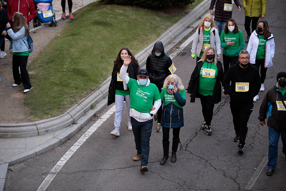 Miles de personas partieron desde el parque Elio Antonio de Nebrija en el regreso de la Marcha Salamanca Contra el Cáncer