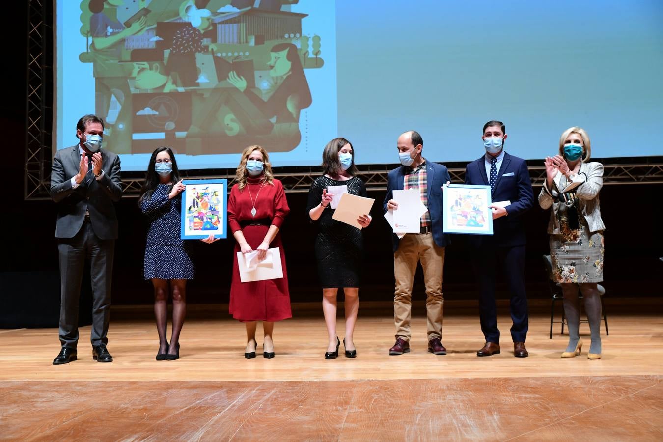 Fotos: Valladolid reconoce la labor de los participantes en la campaña de vacunación frente a la covid