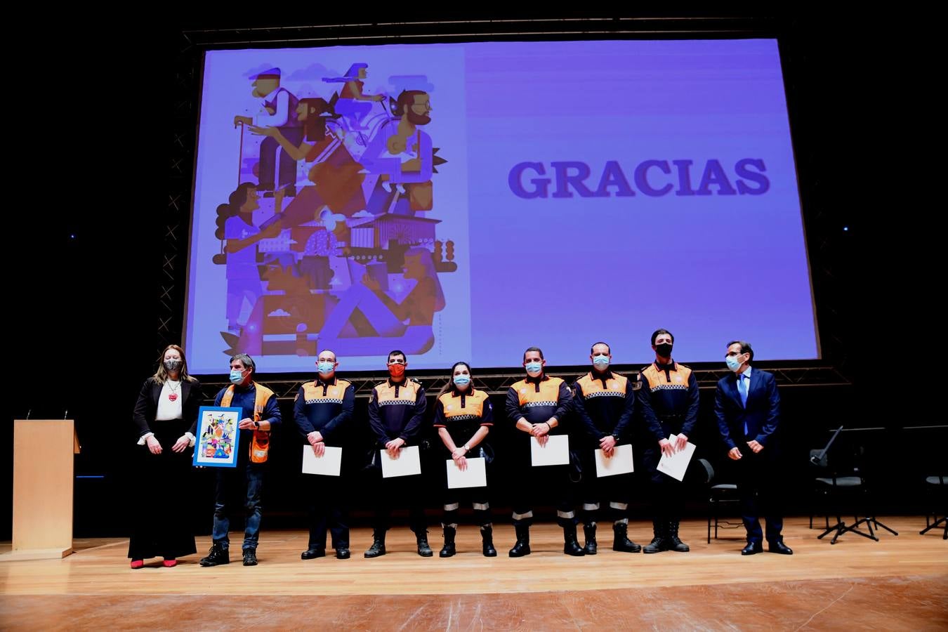 Fotos: Valladolid reconoce la labor de los participantes en la campaña de vacunación frente a la covid