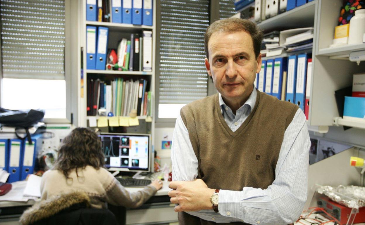 Alberto Orfao, en uno de los laboratorios del Centro de Investigación del Cáncer de Salamanca