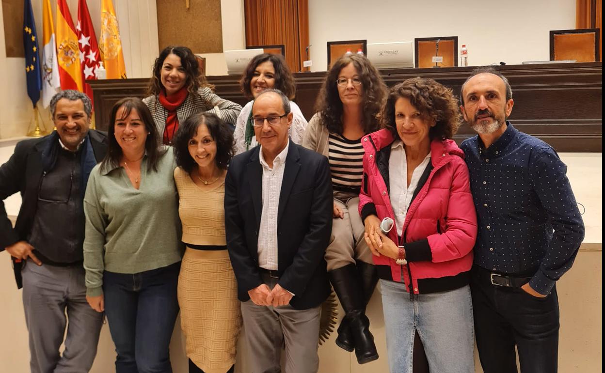 José F. Merino,en el centro, ha sido elegido presidente de la Asociación de Profesionales de Gabinetes de Comunicación de las Universidades y Centros de Investigación de España