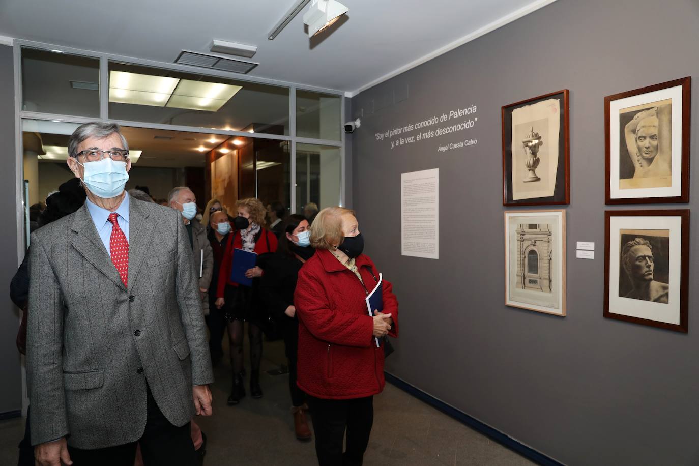 Fotos: Palencia homenajea al pincel de Ángel Cuesta