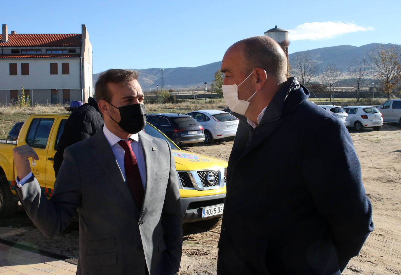 Inauguración del polideportivo de Trescasas. 