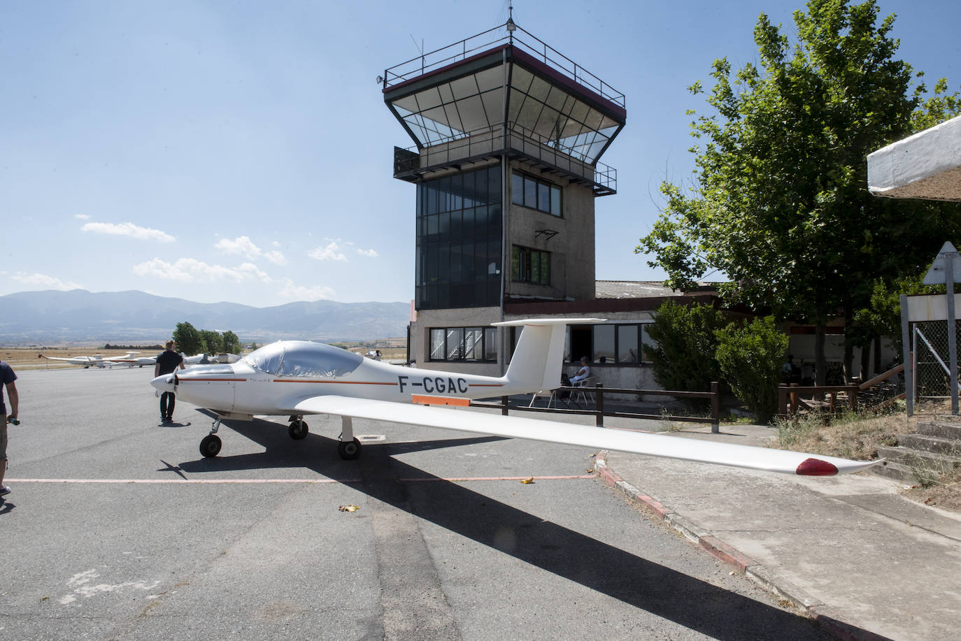 Pista del aeródromo de Fuentemilanos.