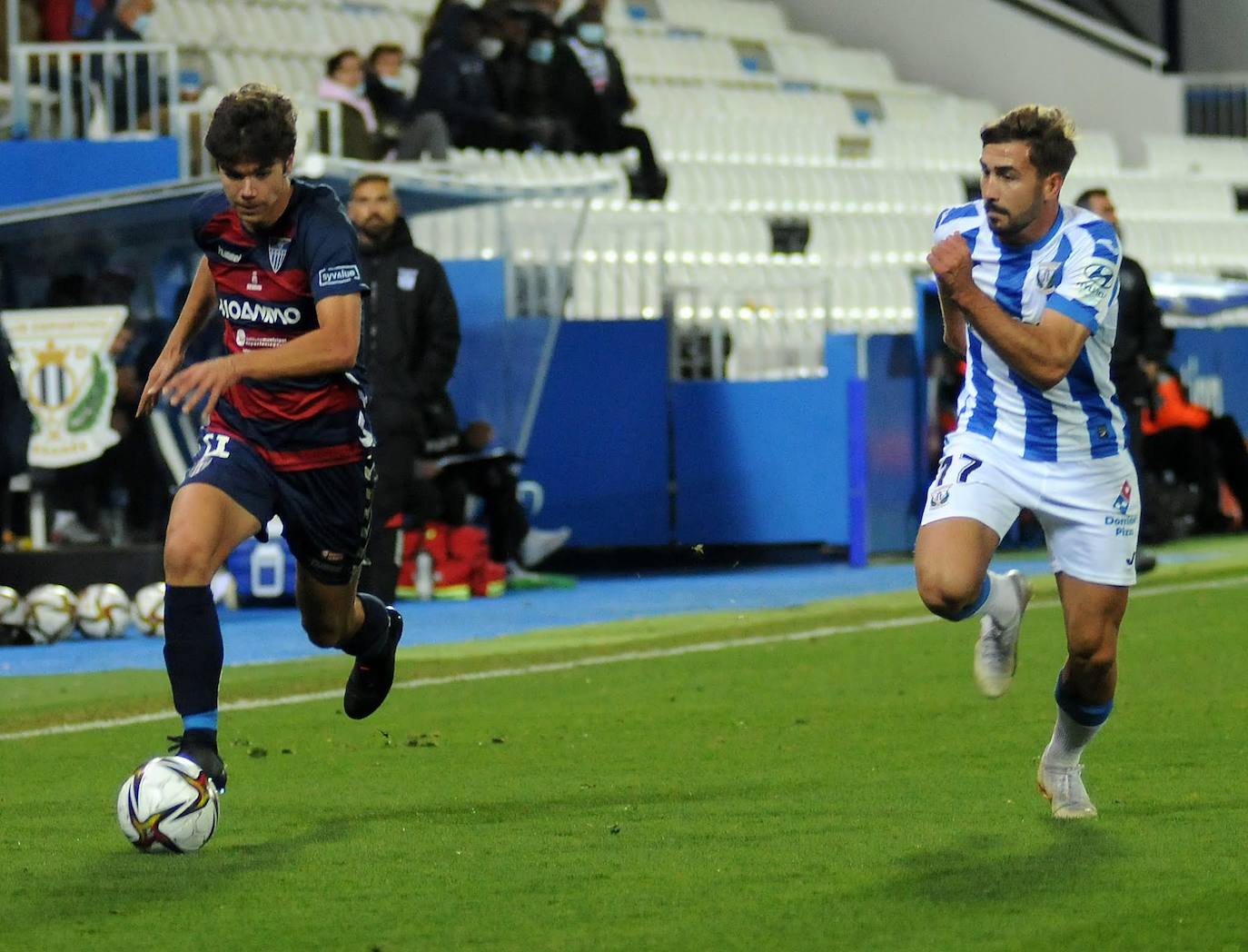 Derrota de la Gimástica en su visita al campo del Leganés. 