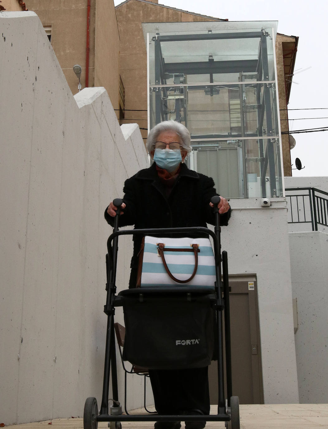 Inauguración de los ascensores de San José-El Palo Mirasierra 