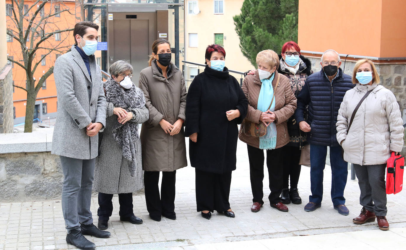 Inauguración de los ascensores de San José-El Palo Mirasierra 