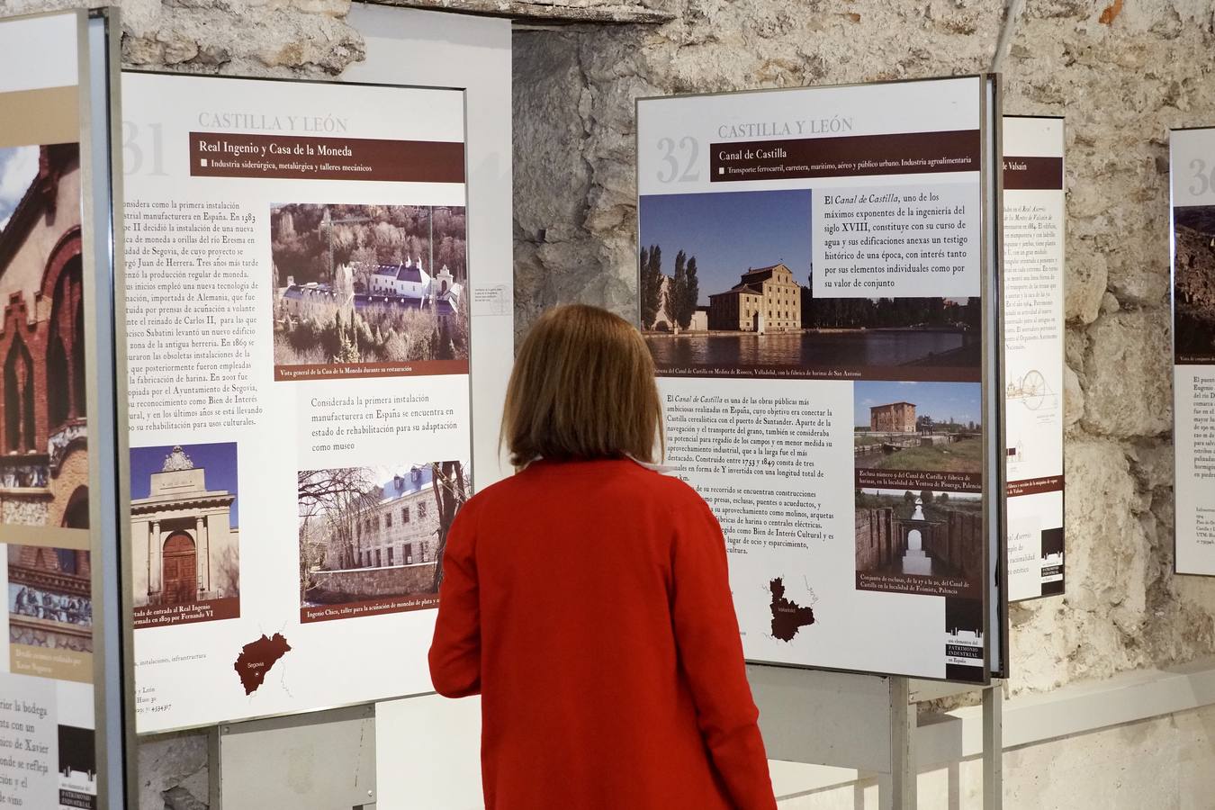 Fotos: La sala de San Benito acoge la exposición &#039;100 elementos del Patrimonio industrial de España&#039;