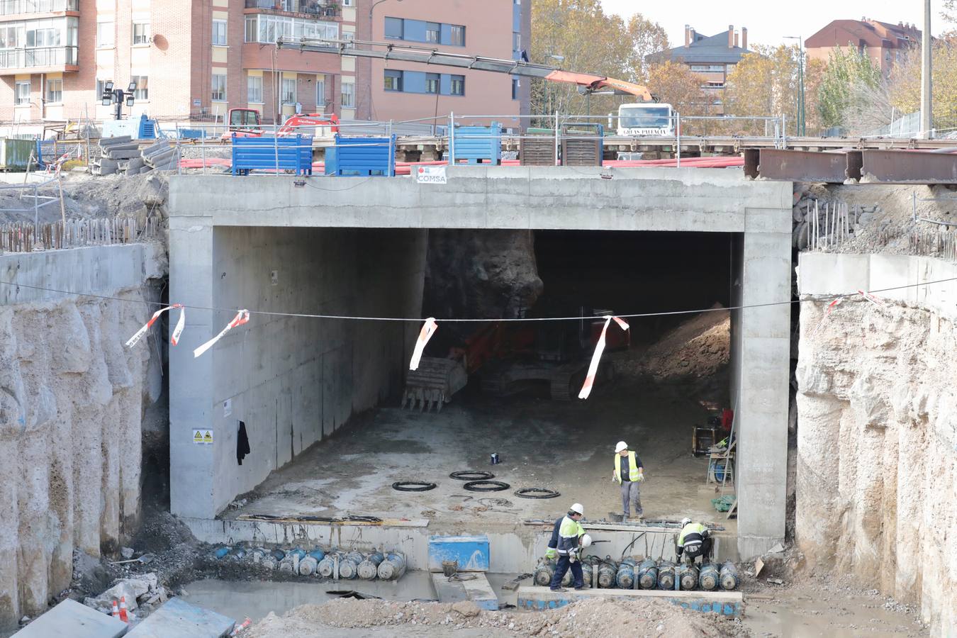 Fotos: Unidas las dos bocas del túnel de Andrómeda