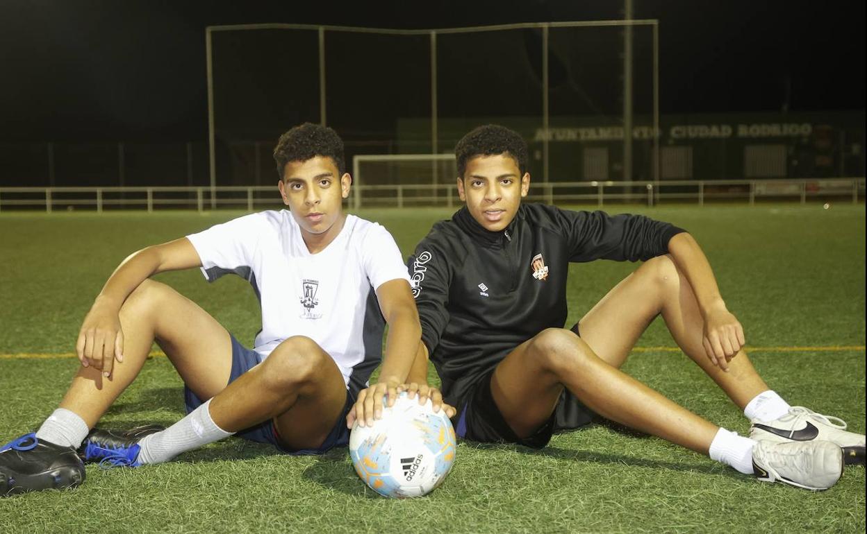 William y Wilson, cadetes del Ciudad Rodrigo. 