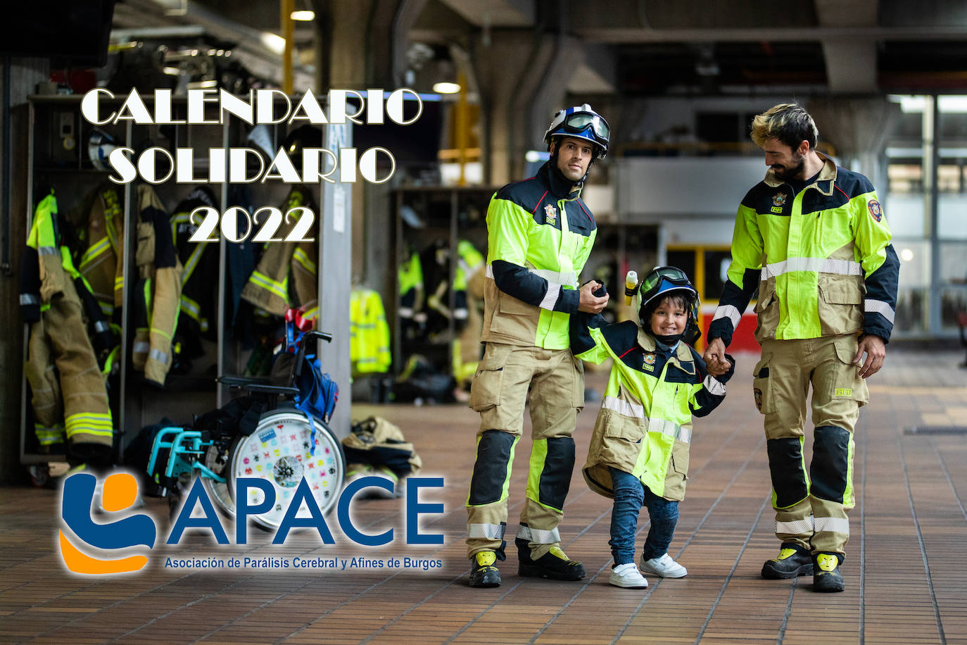 Fotos: Calendario solidario de los Bomberos de Burgos destinado a APACE