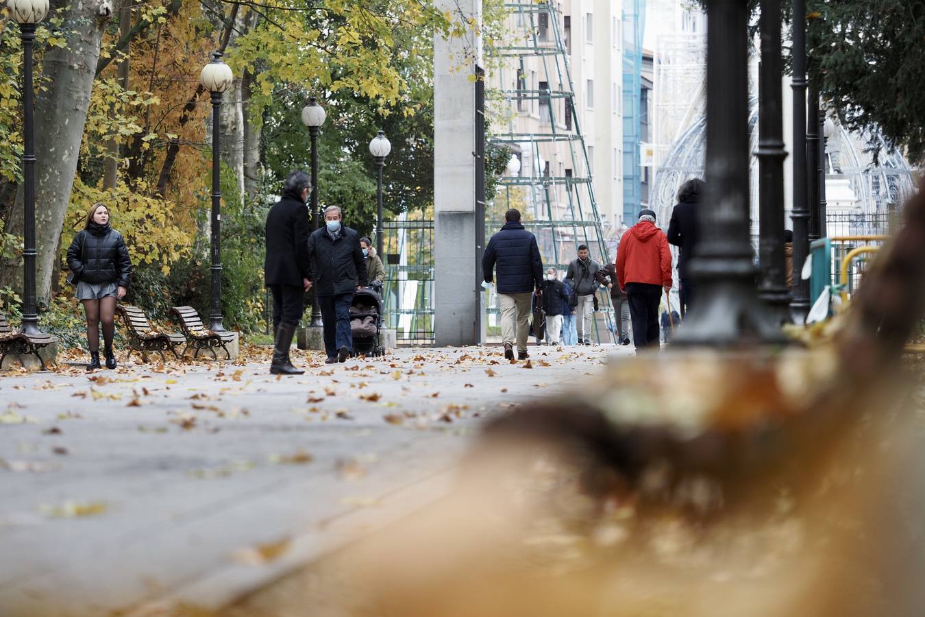 Fotos: El frío de otoño se instala en Valladolid