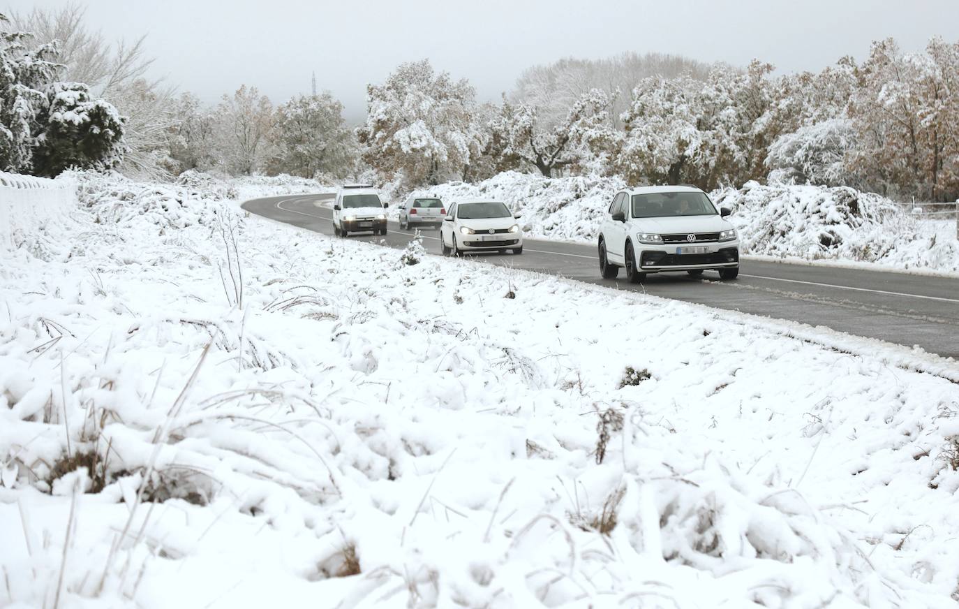 Nieve en Guijuelo (Salamanca)