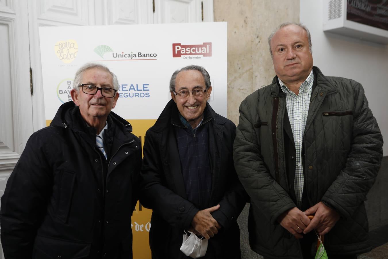 Armando Reinoso, Julio Vallés y Lulio Fernández.
