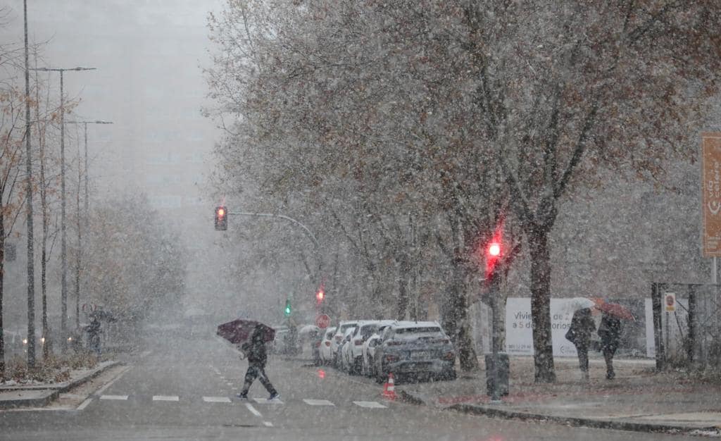 Fotos: Llega a Valladolid la primera nevada desde &#039;Filomena&#039;