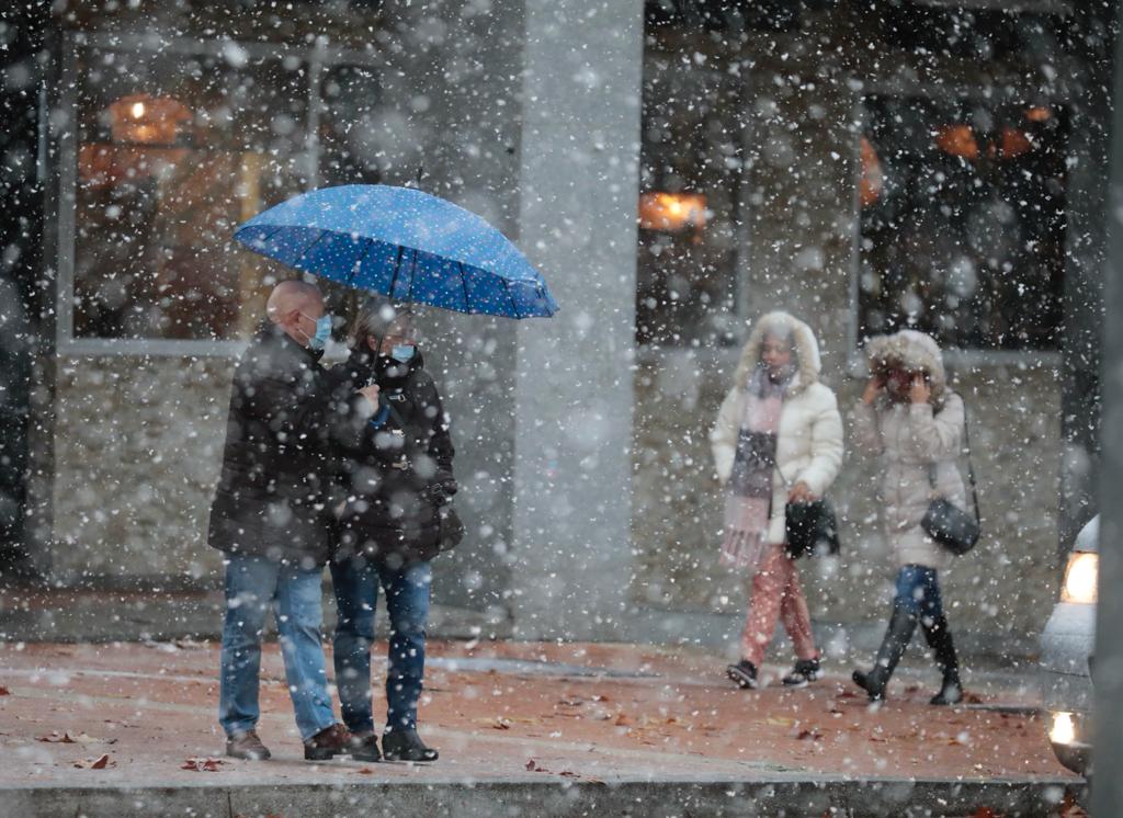 Fotos: Llega a Valladolid la primera nevada desde &#039;Filomena&#039;